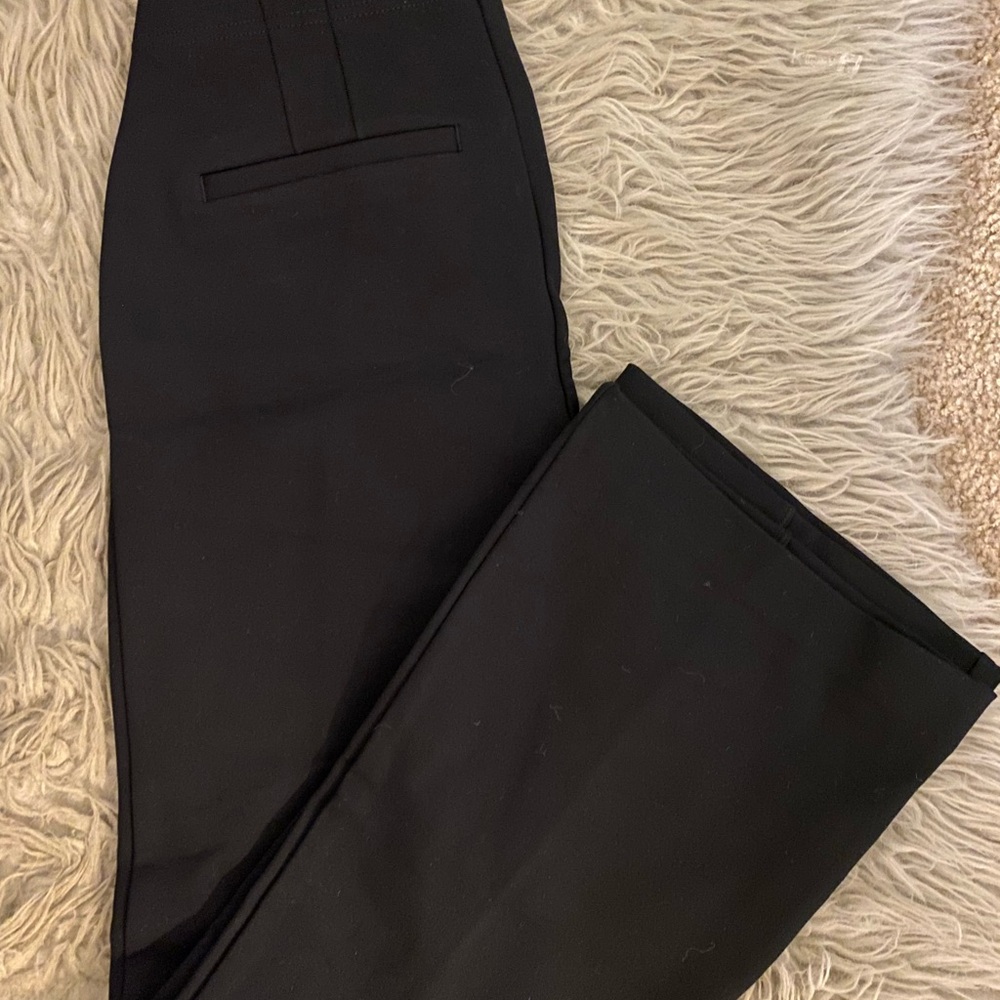 Black Kick Flare High Rise Pants - Picture 2 of 4